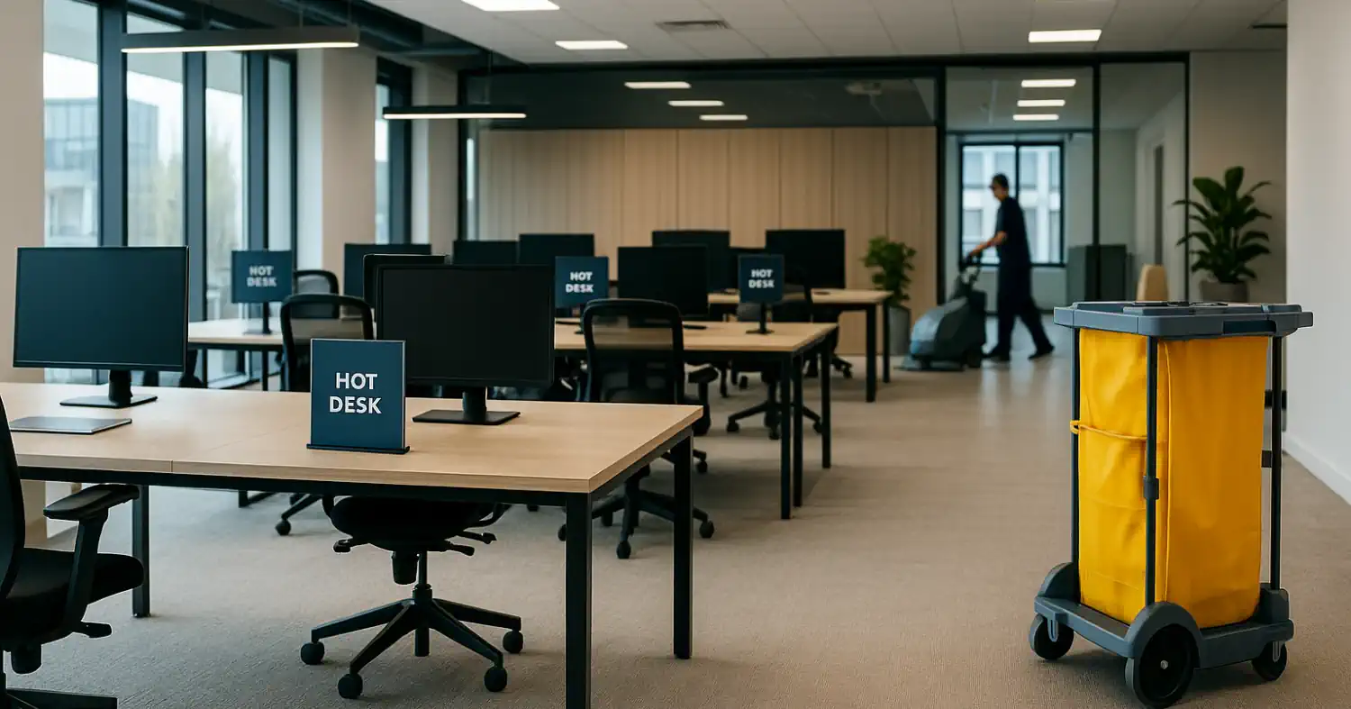 Hibrid iroda, okos takarítás