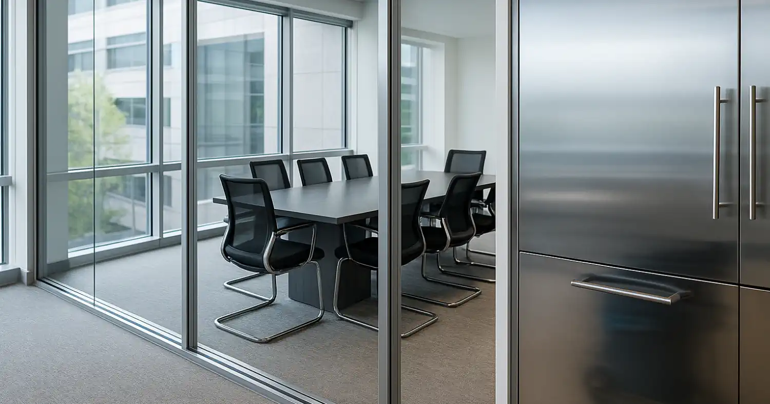 Üvegiroda, csíkmentes valóság