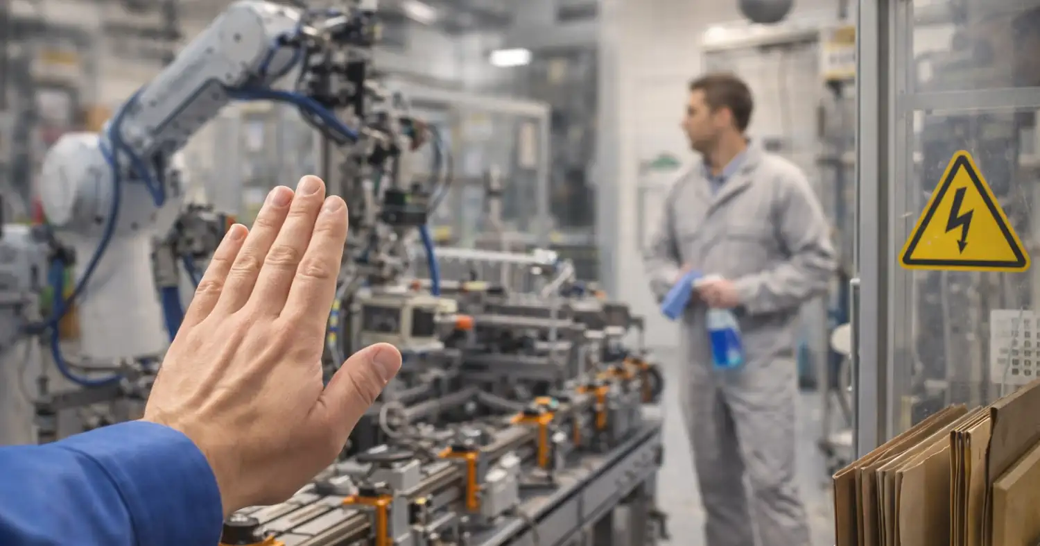 Gyártósor, gépek, falburkolatok