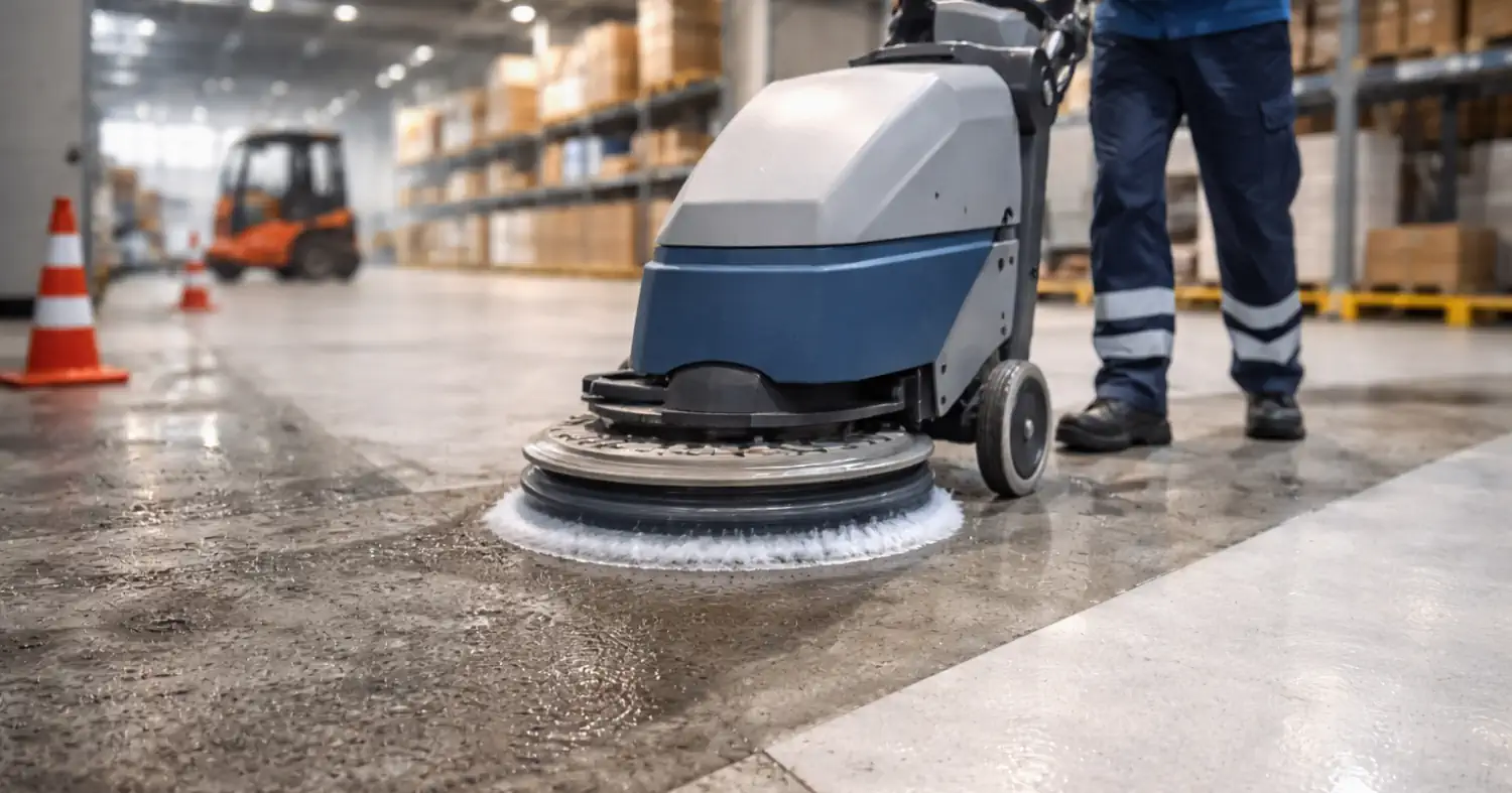 Ipari beton tisztítása