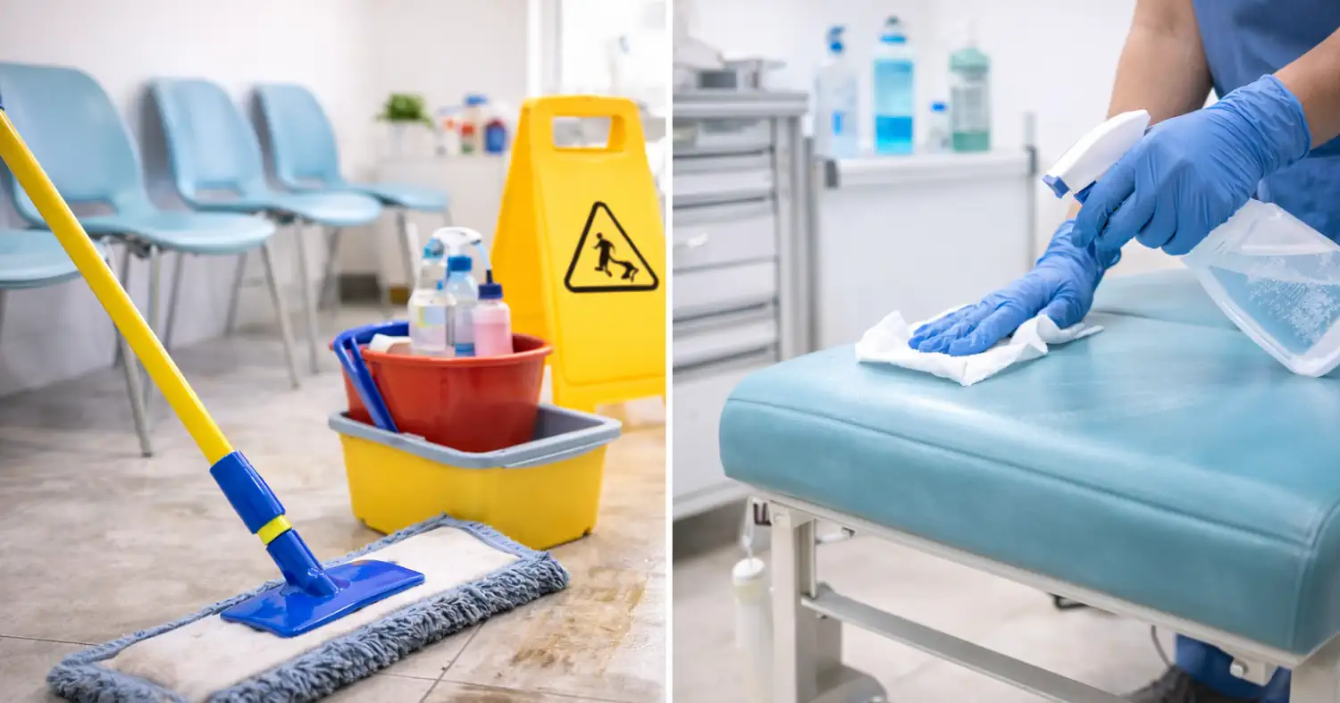 Váró vs vizsgáló: két teljesen más takarítási logika