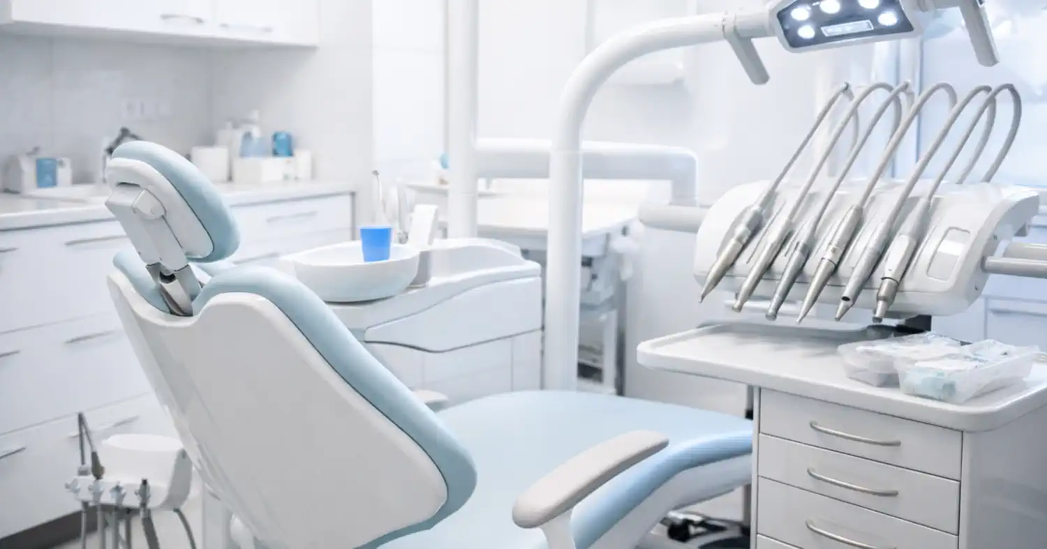 Fogorvosi kezelőszék környezete