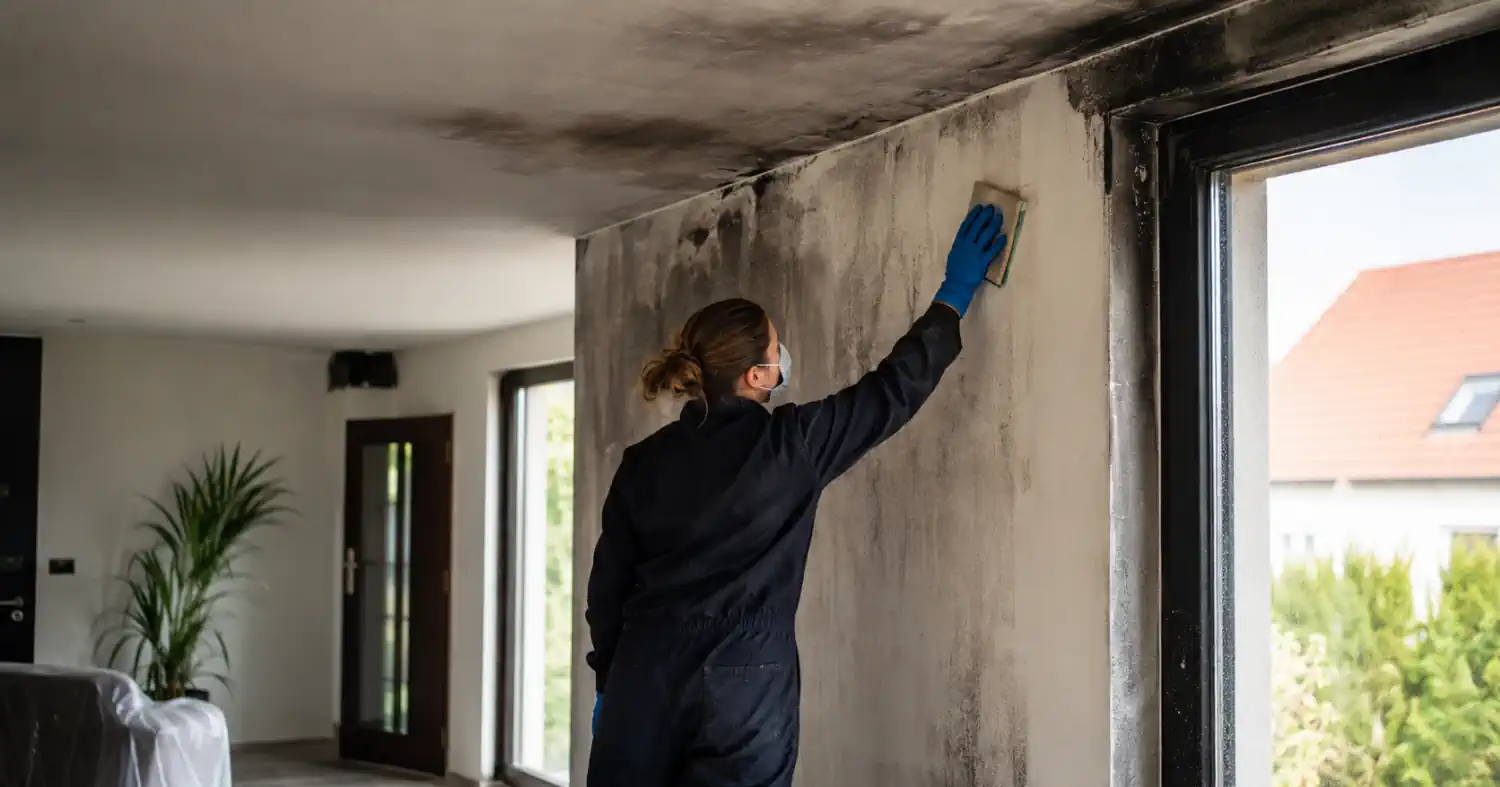 Tűz utáni korom eltávolítása Monoron - Cleaners Company